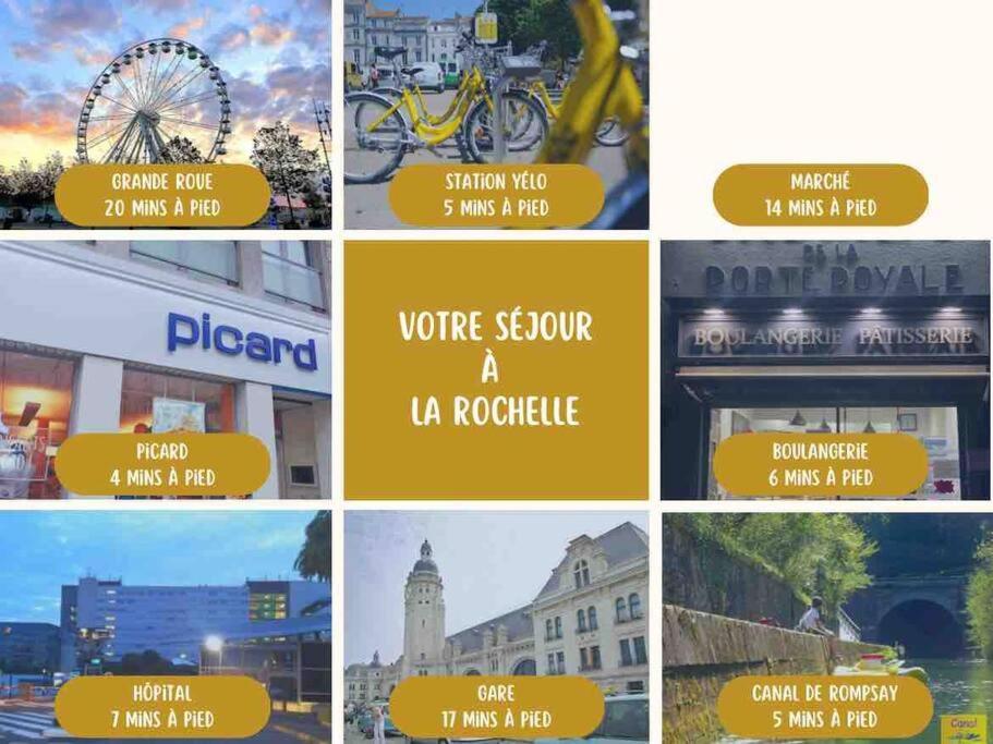 Le P Tit Retais Proche Marche Central Et Gare Sncf- Wifi Haut Debit - La Rochelle  Extérieur photo
